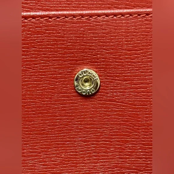 Gucci leather continental dark red wallet - Picture 9 of 16